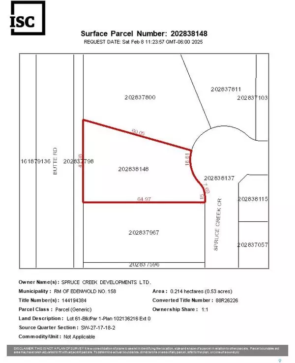 Edenwold Rm No. 158, SK S0G 3Z0,321 Spruce Creek CRESCENT