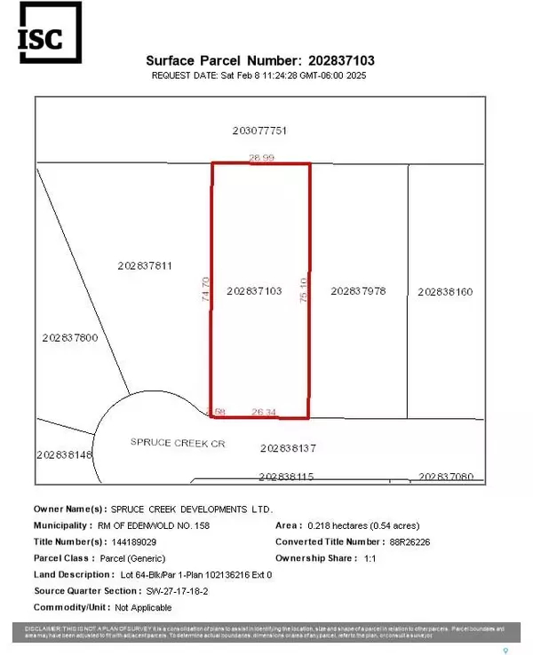 Edenwold Rm No. 158, SK S0G 3Z0,333 Spruce Creek CRESCENT