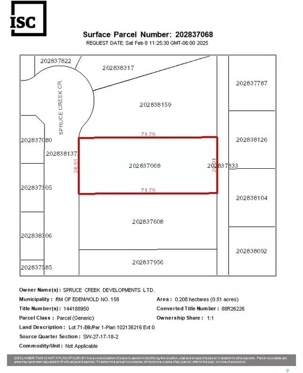 Edenwold Rm No. 158, SK S0G 3Z0,361 Spruce Creek CRESCENT