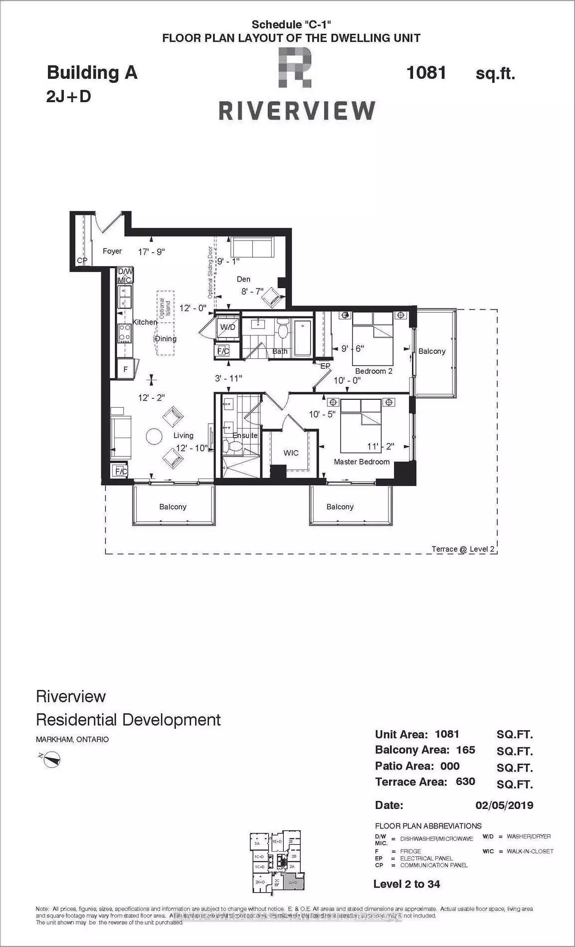 Markham, ON L3R 6L4,8 Water Walk DR #1605