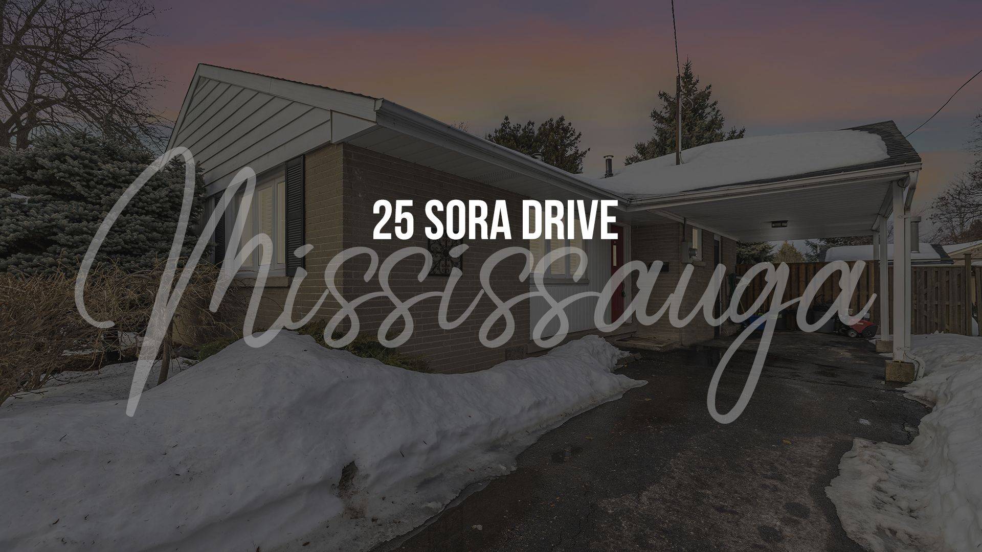 25 Sora DR, Mississauga, ON L5M 1B3