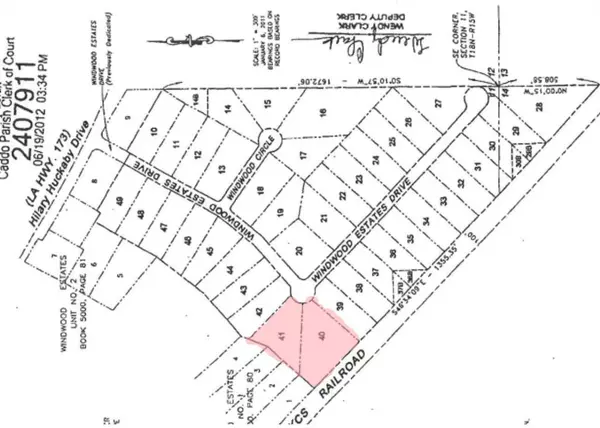 Lot 41 Windwood Estates Drive, Shreveport, LA 71107