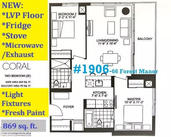 66 Forest Manor RD #1906, Toronto C15, ON M2J 0B7