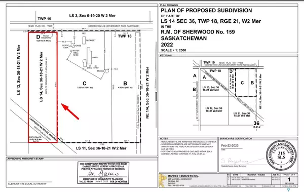 Sherwood Rm No. 159, SK S0G 3C0,Rural Address