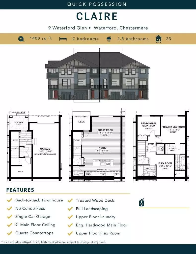 Chestermere, AB T1X 2T8,9 Waterford GLN