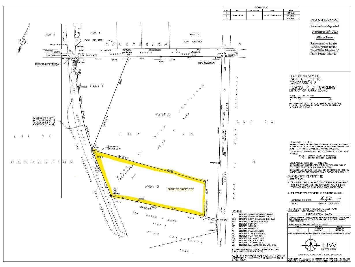 Carling, ON P0G 1G0,259 SHEBESHEKONG RD