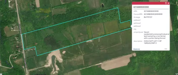 Meaford, ON N4L 1W7,PT LT 11 CON 4, MEAFORD N/A