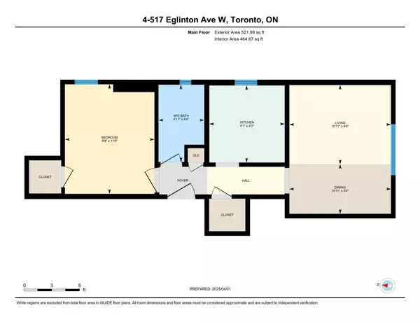 517 Eglinton AVE W #4, Toronto C03, ON M5N 1B1