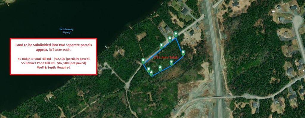Torbay, NL A1K 1J7,55 Robin's Pond Hill Road