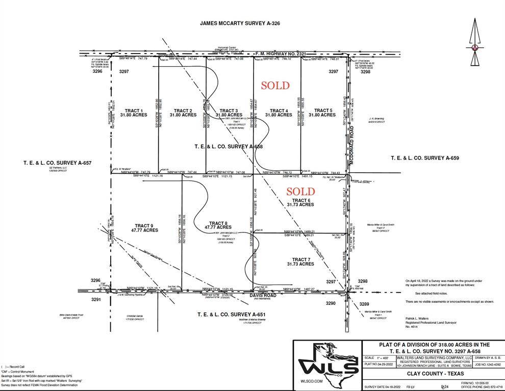 Bellevue, TX 76228,TBD Davis Ln-TRACT 9