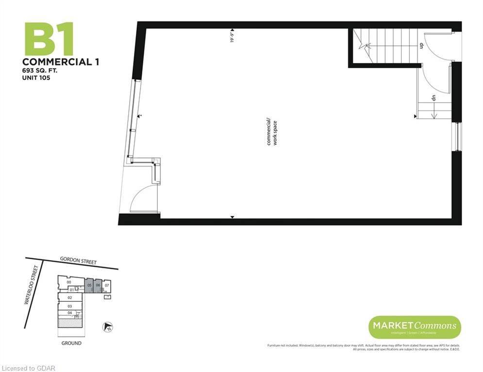 Guelph, ON N1H 4G8,5 Gordon ST #105