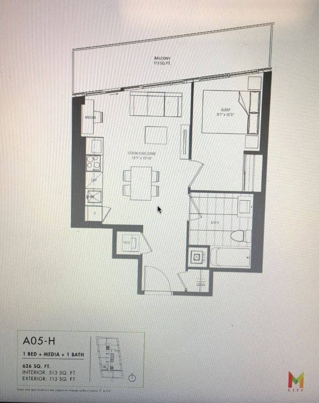 Mississauga, ON L5B 0M3,3900 Confederation Pkwy #5105
