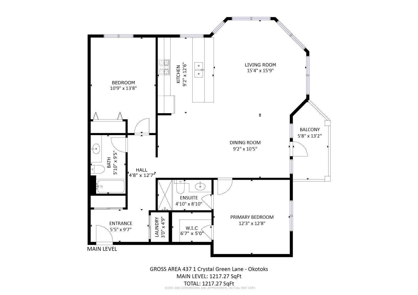 Okotoks, AB T1S 0C5,1 Crystal Green LN #437