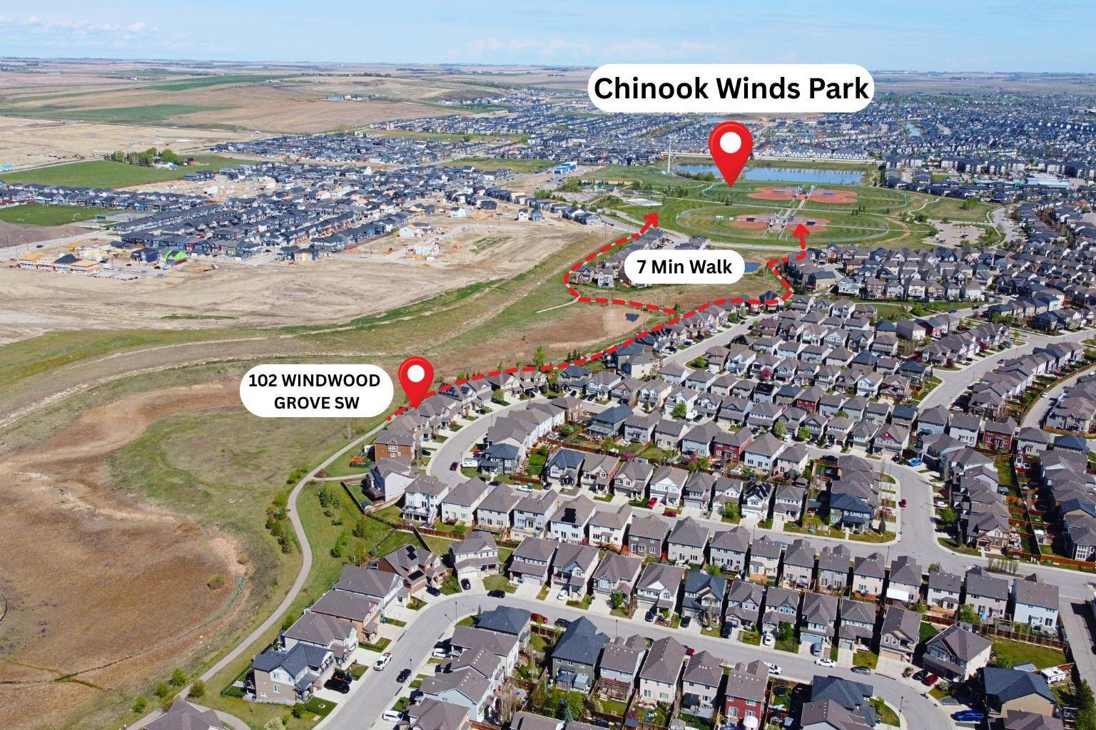 Airdrie, AB T4B 3S8,102 Windwood GRV Southwest