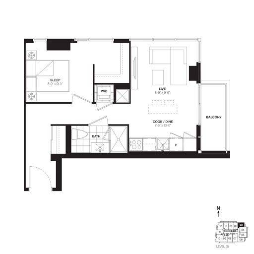 Toronto C03, ON M4R 0A4,33 Helendale AVE #1303