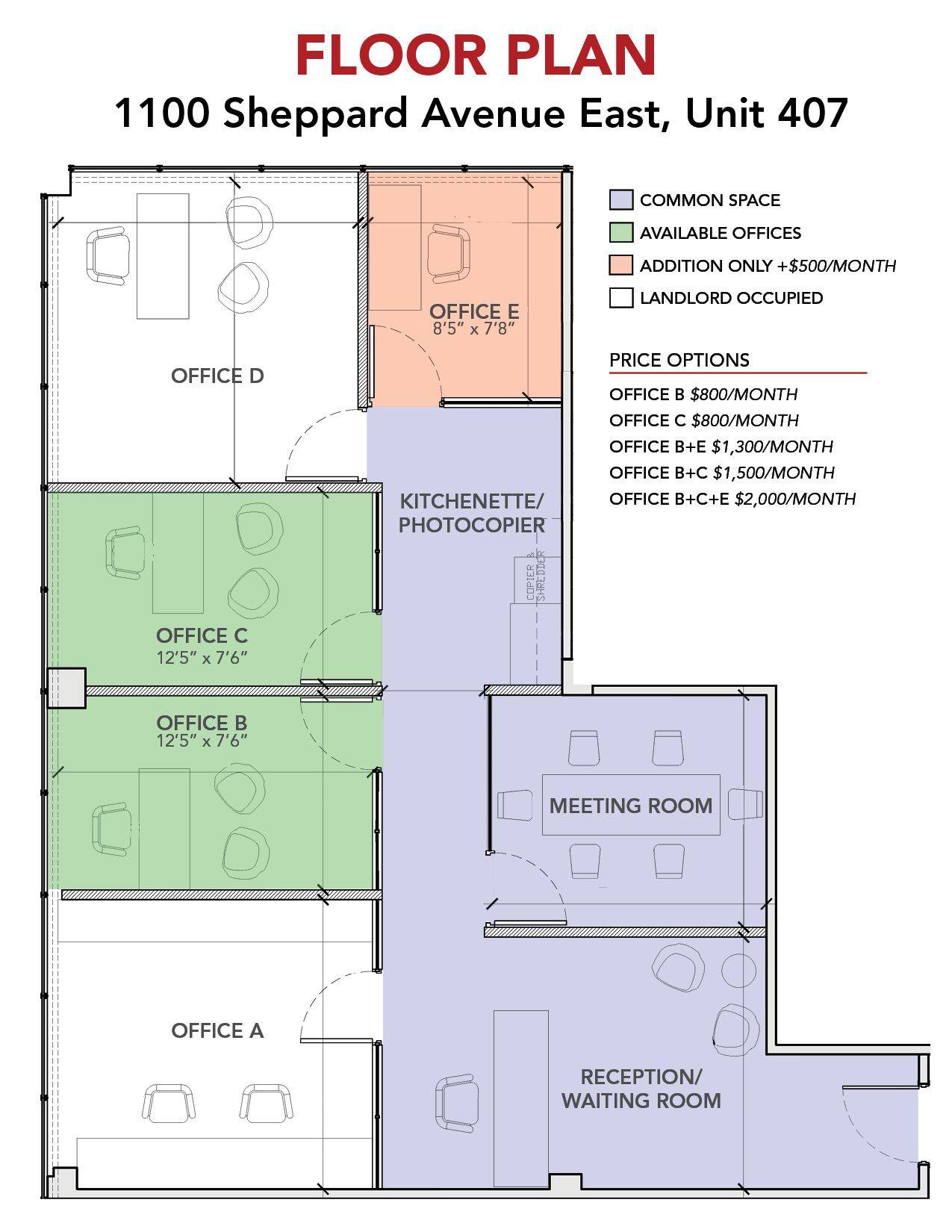 Toronto C15, ON M2K 2W1,1100 Sheppard AVE E #407BC