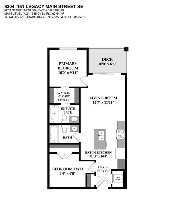 Calgary, AB T2X 4A4,151 Legacy Main ST Southeast #5304