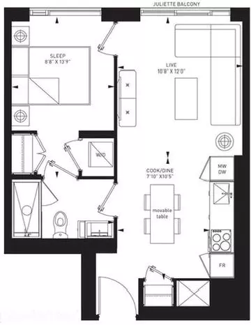 Toronto C08, ON M4Y 1S9,55 Charles ST E #3913