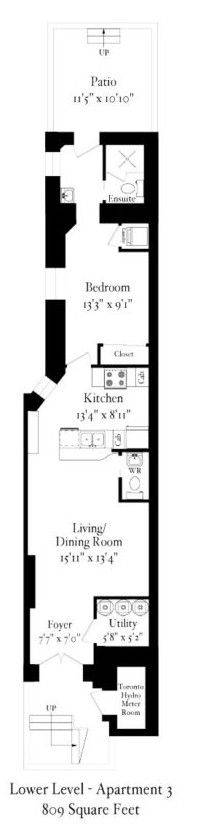 Toronto C01, ON M6J 3C3,62 Dovercourt RD #3