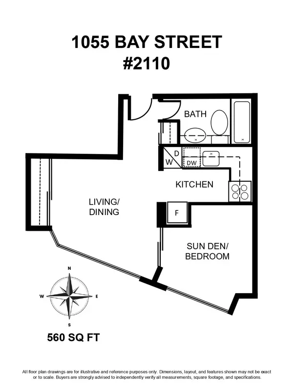 1055 Bay ST #2110, Toronto C01, ON M5S 3A3