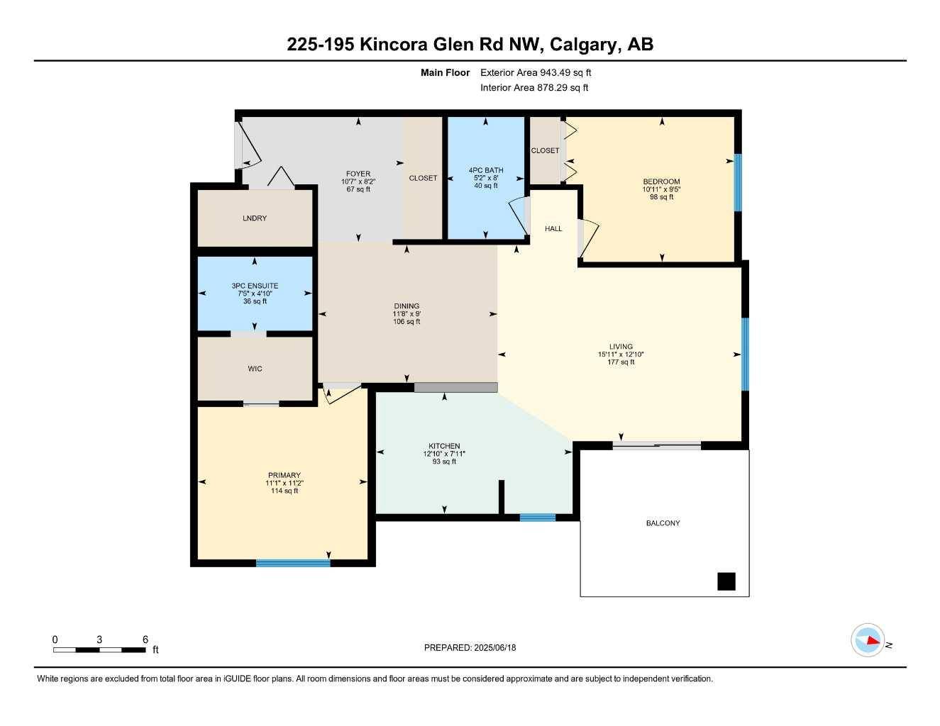 Calgary, AB T3R 0S3,195 Kincora Glen RD NW #225