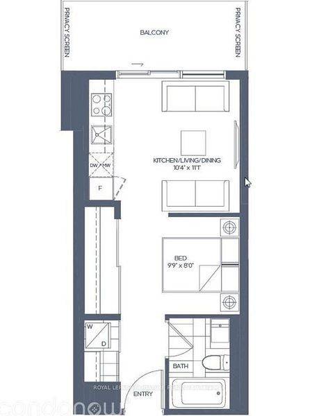 20 Richardson ST #713, Toronto C08, ON M5A 4J9