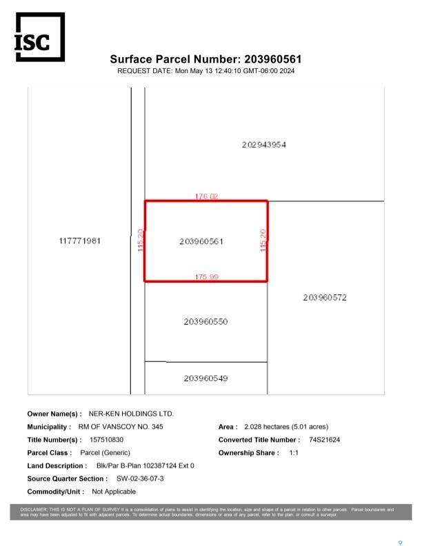 Vanscoy Rm No. 345, SK S0K 3J0,1 Rural Address