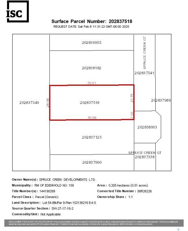 Edenwold Rm No. 158, SK S0G 3Z0,824 Spruce Creek GATE