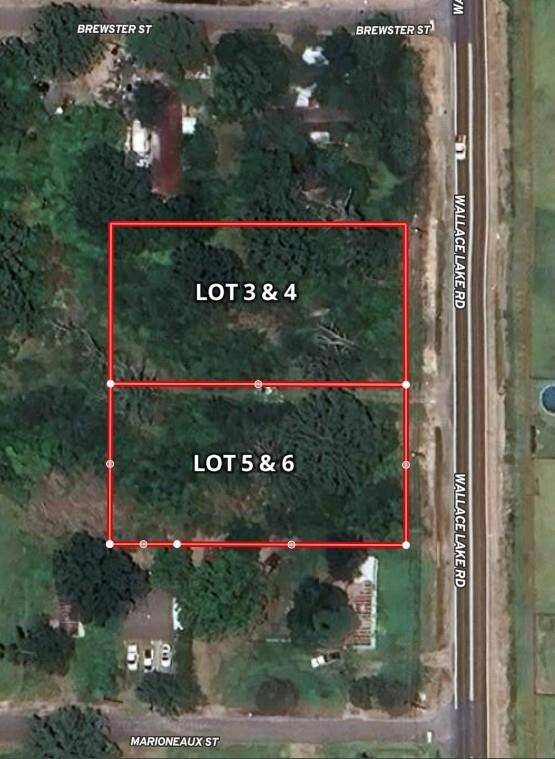 Lot 3 & 4 Wallace Lake Road, Shreveport, LA 71106