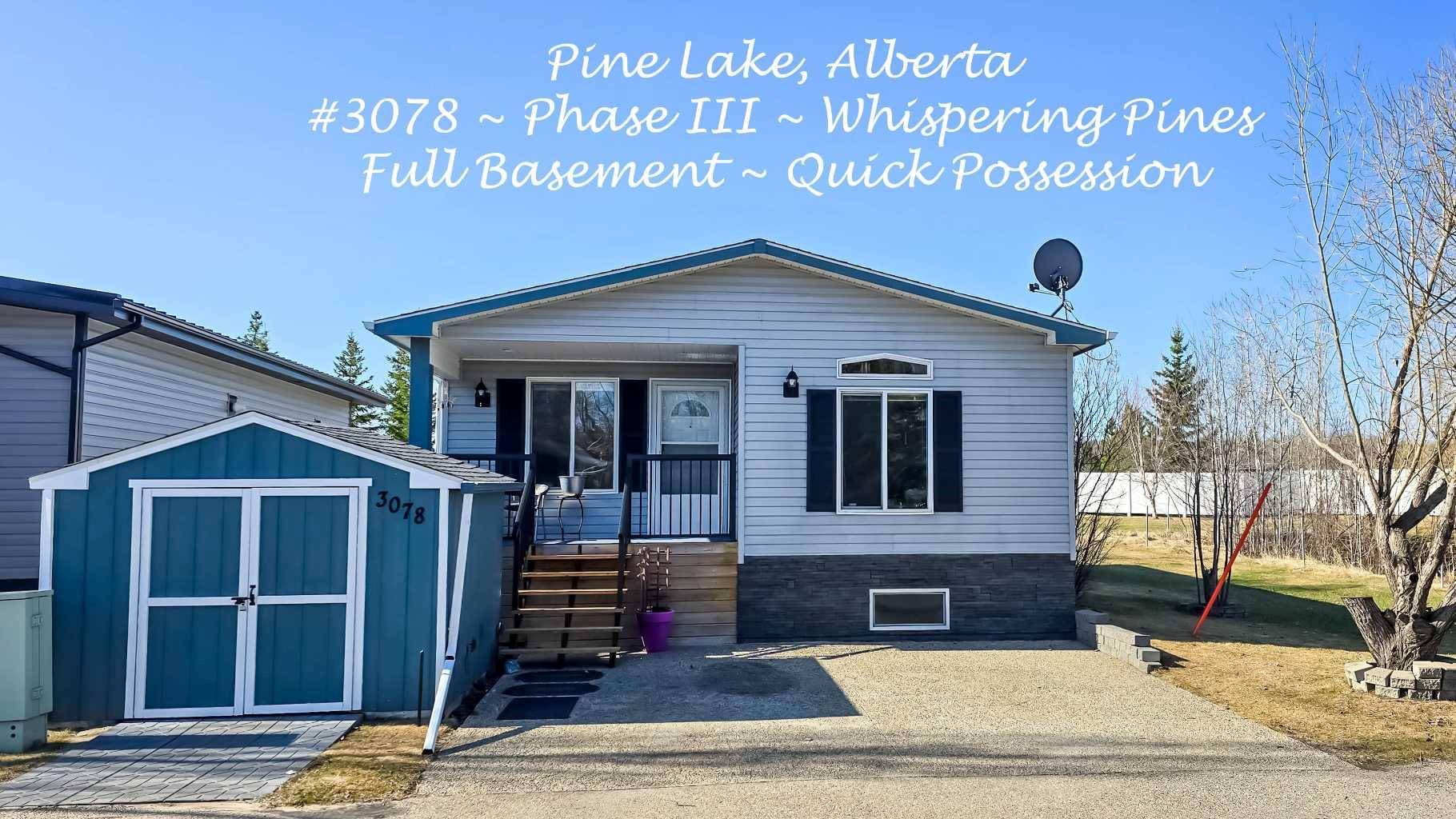25074 South Pine Lake RD #3078, Rural Red Deer County, AB T0M 1R0
