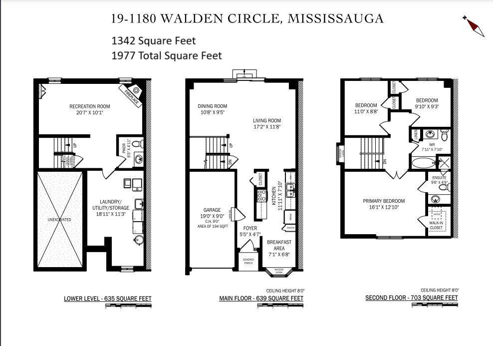 Mississauga, ON L5J 4J9,1180 Walden CIR #19