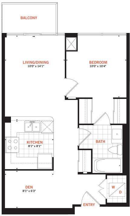 Mississauga, ON L5B 0K4,3975 Grand Park DR #4201