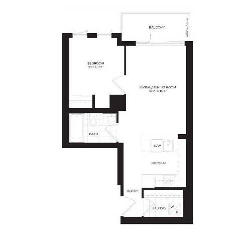 170 Sumach ST #2313, Toronto C08, ON M5A 3H6