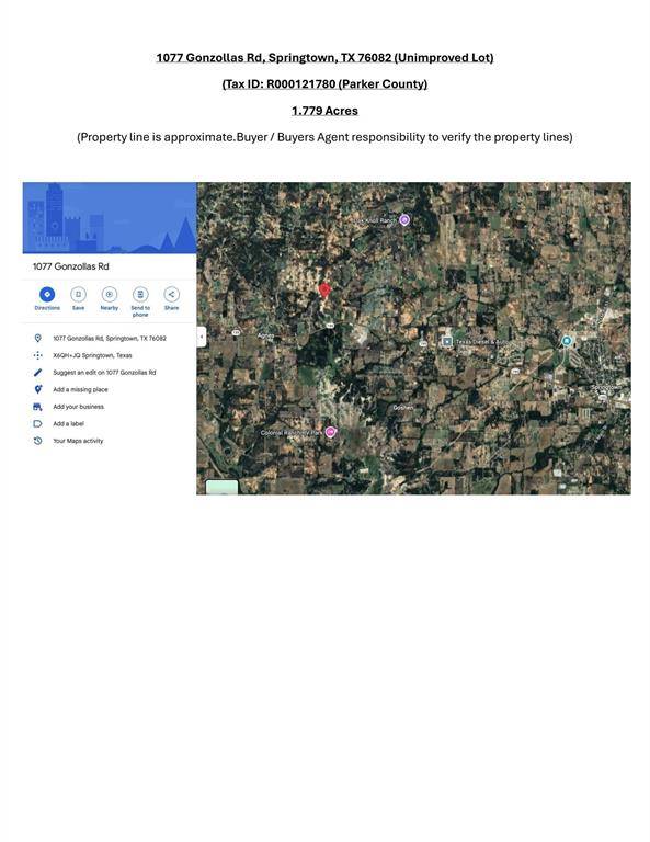 Springtown, TX 76082,1077 Gonzollas Road