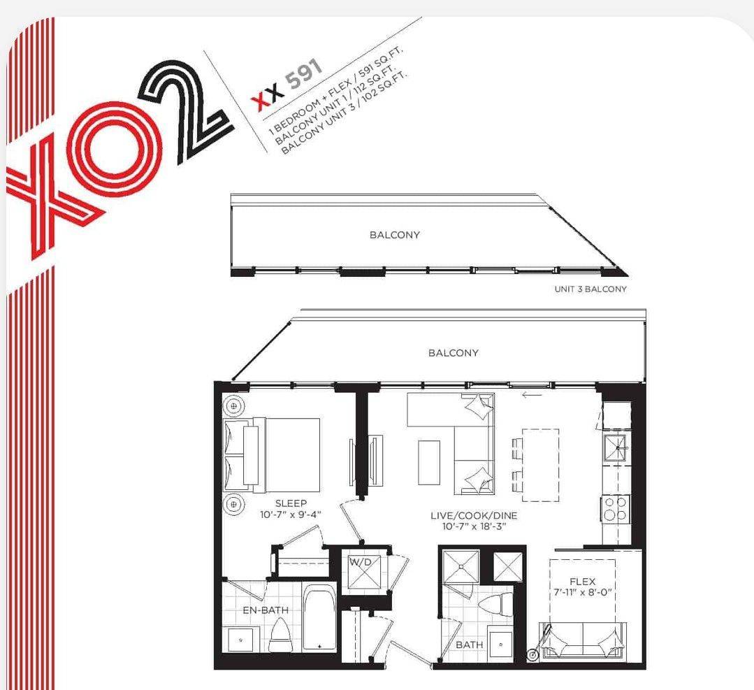 Toronto W01, ON M6K 0J2,285 Dufferin ST #1103