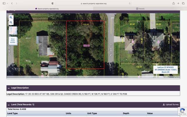 0 N Oak Drive, Kenansville, FL 34739