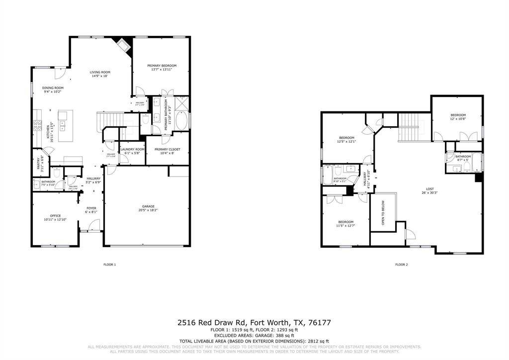Fort Worth, TX 76177,2516 Red Draw Road