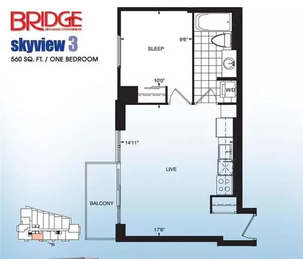 38 Joe Shuster WAY #1811, Toronto C01, ON M6K 0A5