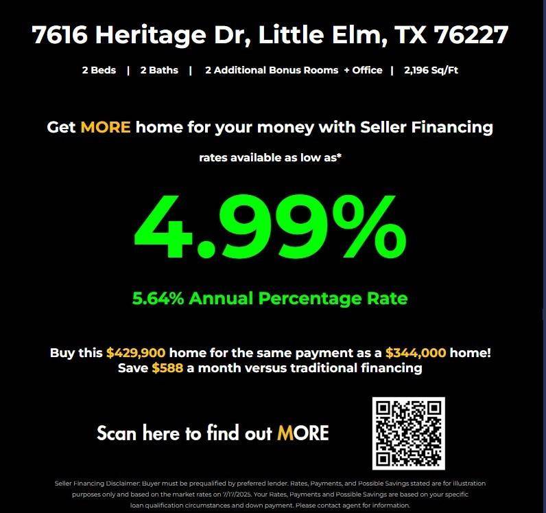 Little Elm, TX 76227,7616 Heritage Drive