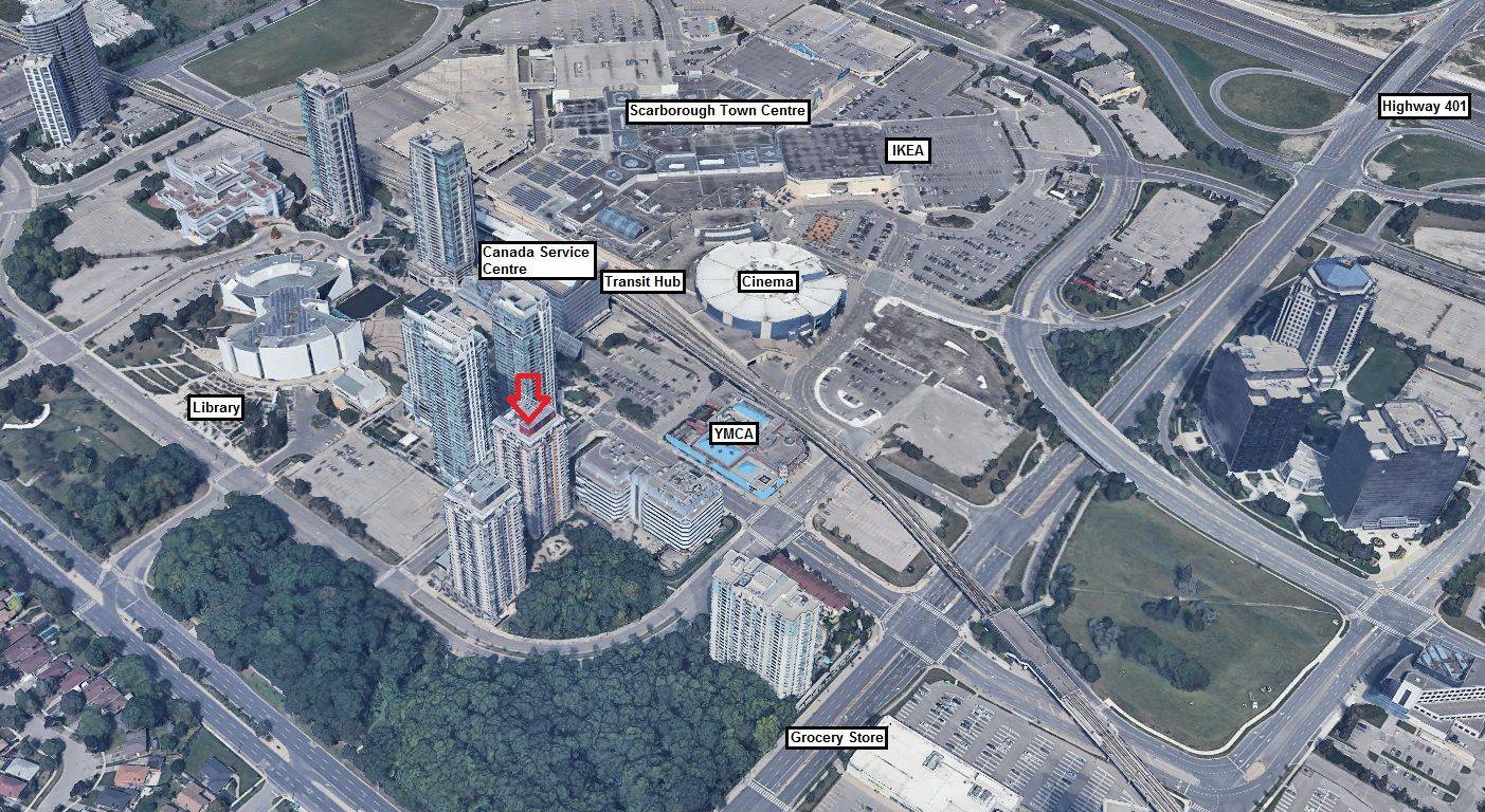Toronto E09, ON M1P 0B4,25 Town Centre CT N #2211