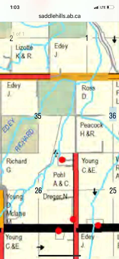 Rural Saddle Hills County, AB T0H 3G0,NE 26 78 7 W6