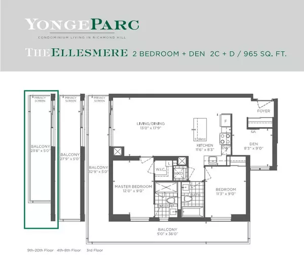 75 Oneida CRES #1809, Richmond Hill, ON L4B 0A6