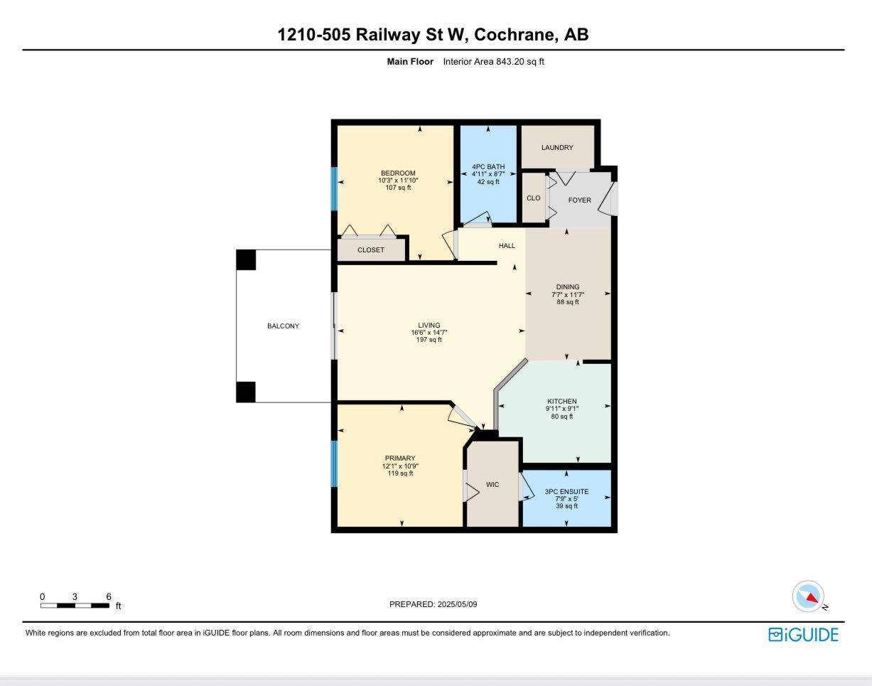 Cochrane, AB T4C 1K9,505 Railway ST West #1210