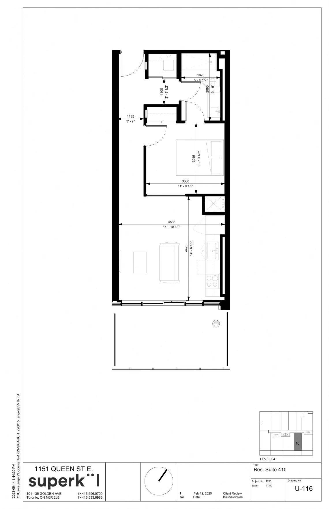 Toronto E01, ON M4M 2Y6,115 Larchmount AVE #410