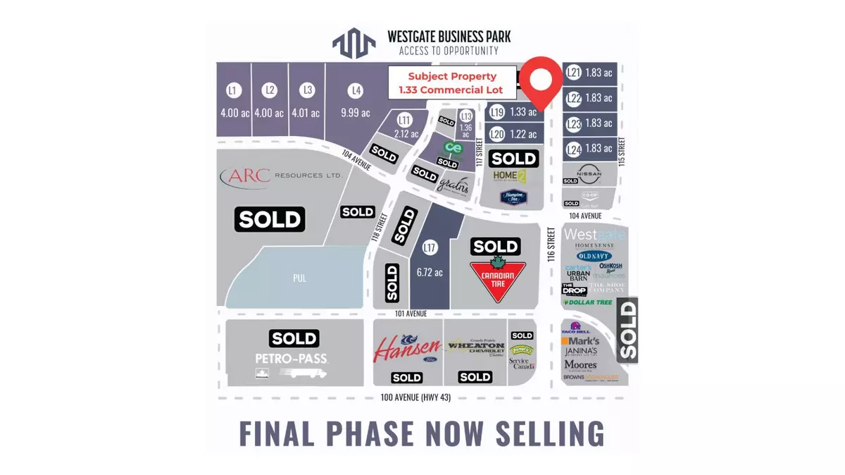 Grande Prairie, AB T8V 8B5,10505 117 ST