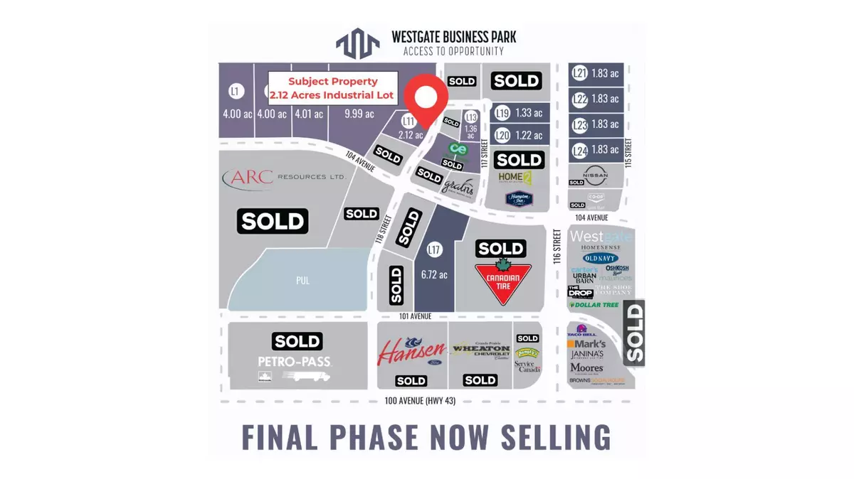 Grande Prairie, AB T8V 8B5,10502 118 ST