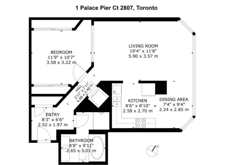 Toronto W06, ON M8V 3W9,1 Palace Pier CT #2807