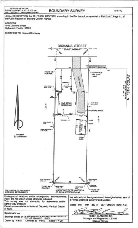 Hollywood, FL 33020,1846 Dixieanna St