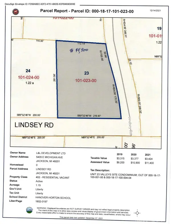 Jackson, MI 49201,0 Lindsey Unit 23 RD