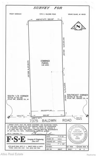 7375 E BALDWIN RD, Grand Blanc, MI 48439